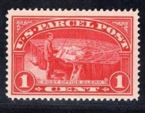 MOMEN: US STAMPS #Q1 1c PARCEL POST MINT OG NH VF/XF $12++ LOT #84289-1