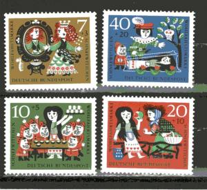 Germany B384-B387 MNH