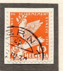 Switzerland 1932 SHADES Early Issue Fine Used 10c. NW-210716