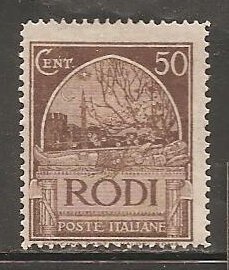 Italy   Rhodes SC  20   Mint Hinged