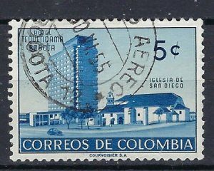 Colombia 638 Used 1955 issue (an9050)