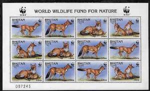 Bhutan 1997 WWF Endangered Animals (Dhole) unmounted mint...