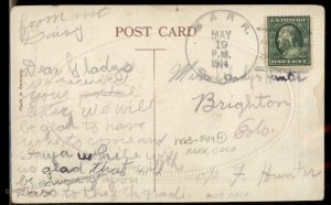 USA 1914 BARR Colorado DPO Cover Helbock R4 Postcard 94210