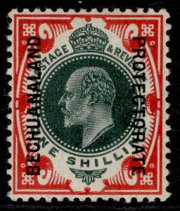 BECHUANALAND PROTECTORATE EDVII SG70, 1s deep green & scarlet, M MINT. Cat £55.