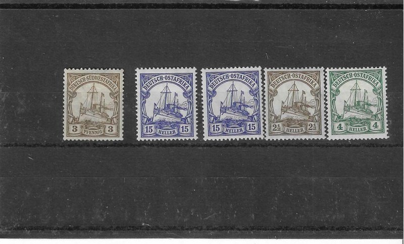 GERMANY COLONY COLLECTION ALL MINT