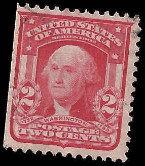 # 319 USED RED GEORGE WASHINGTON TYPE I