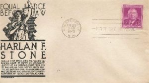 Harlan Stone fdc #965