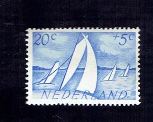 NETHERLANDS SCOTT#B198 1949 CULTURAL WELFARE SAILING - MH