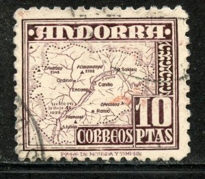 Andorra Spanish  # 49, Used.