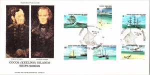 Cocos Islands, Worldwide First Day Cover, Ships