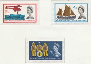 1963 GREAT BRITAIN NINTH INTERNATIONAL LIFEBOAT EDINBURGH MNH** Set A28P45F30311-