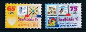 [NA1097] Netherlands Antilles Antillen 1995 Youth Philately MNH # 1097-98