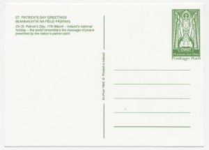 Postal stationery Ireland 1995 Clover - St. Patrick s day