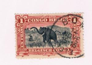 Belgian Congo  #54 Used Elephants (B0139)