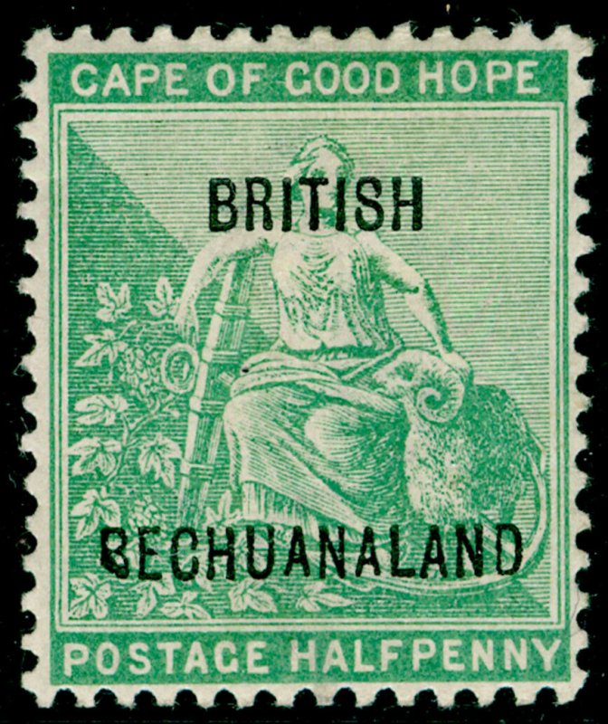 BECHUANALAND SG58, ½d yellow-green, M MINT. Cat £19.