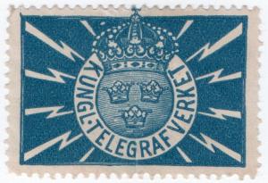 (I.B) Sweden Telegraphs : Official Envelope Seal