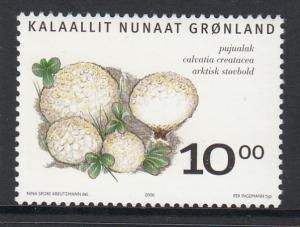 Greenland MNH 2006 Scott #478 10k Calvatia creatacea - Mushrooms