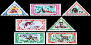 Mongolia Scott 182-188 (1959) Mint NH VF Complete Set W