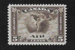 Canada #C2 Unused Lightly Hinged