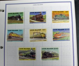 Mystic Voyager Worldwide Stamp Albums Two Volumes with Some Stamps