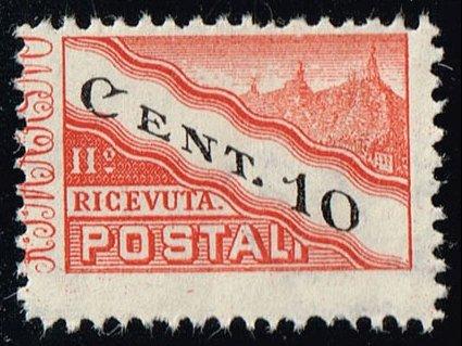 San Marino #Q17 Parcel Post Right Half; Unused (0.25)