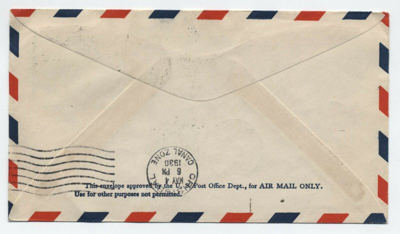 1930 Miami CZ flight cover 2x C4, others, to Venezuela [y5075]