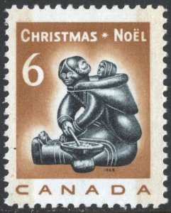 SC#489p 6¢ Christmas: Mother and Child, Tagged (1968) MNH