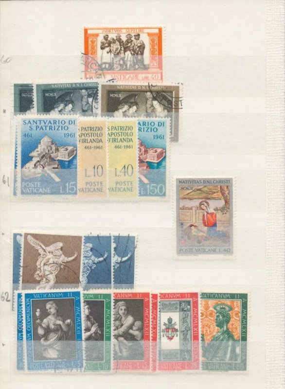 Vatican Early/Mid MNH MH Used Collection Religion (Apx 200) DW202