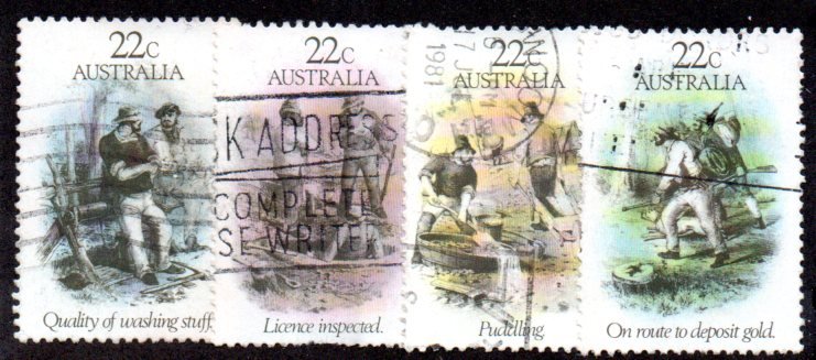 AUSTRALIA 780-3 USED BIN $1.00 PEOPLE