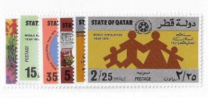 Qatar Sc #390-395 set of 6 OG VF