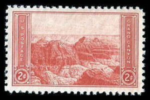 PCBstamps   US # 741 2c Grand Canyon National Park, MNH, (19)