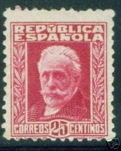 SPAIN stamp  Scott 520a, MH* CV $30