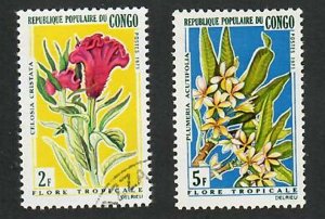 Congo People's Republic; Scott 238-239;  1971;  Used