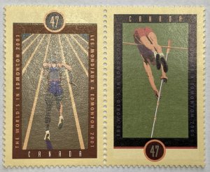 CANADA 2001 #1908a IAAF World Championships  - MNH