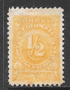 Columbia 325c: 1/2c Numeral, unused, F-VF