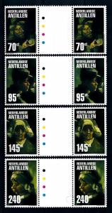 [95147] Netherlands Antilles 2002 Art Van Gogh Gutter Pairs Traffic lights MNH