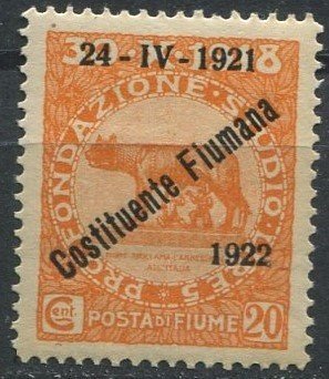 1922 Italy Fiume 146 Overprint - #53