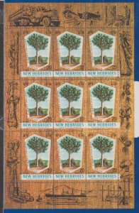 New Hebrides Scott #132 Stamp - Mint NH Souvenir Sheet