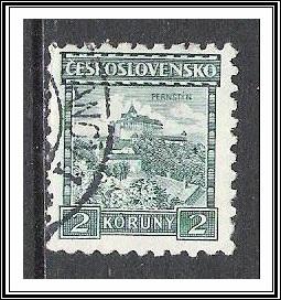 Czechoslovakia #134 Pernstein Castle Used