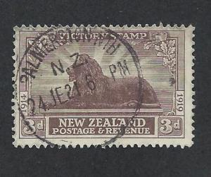 NEW ZEALAND SC# 168 F-VF U 1920