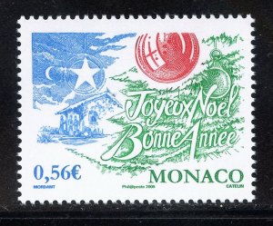 Monaco 2565 MNH,  Christmas Issue from 2009.