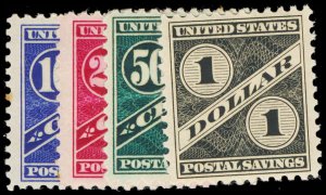 U.S. SAVINGS STAMPS PS7-10  Mint (ID # 112529)