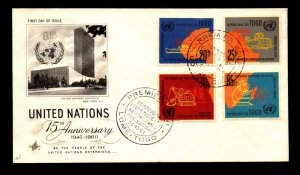 Togo 1960 UN 15th Anniversary FDC - L9079