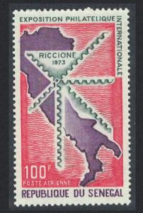 Senegal International Stamp Exhibition Riccione Italy 1v SG#533