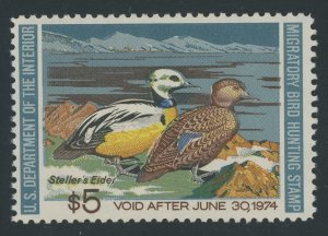 USA RW40 - 1973 Federal Duck Stamp - F/VF Mint never hinged