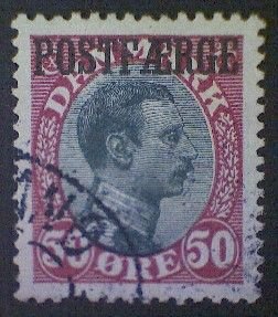 Denmark (Danmark), Scott #284, used (o), 1943, King Christian X, 30ø, orange