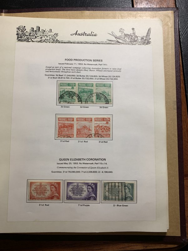 STAMP STATION PERTH Australia #Collection 1928 to Christmas1974 -Used- Unchecked
