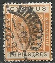 Cyprus 95 used CV $14
