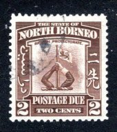 North Borneo  #J50 Used VF,  CV $80.00 ....   4450169