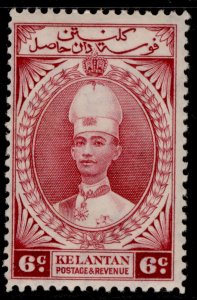 MALAYSIA - Kelantan GVI SG44, 6c lake, M MINT. Cat £26.